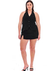 Tiana Vest Black