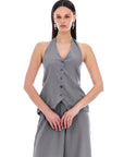 Tiana Vest Gray