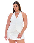 Tiana Vest White