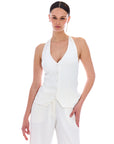 Tiana Vest White