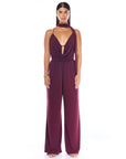 Ariana Jumpsuit Wine