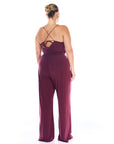 Ariana Jumpsuit Wine