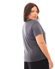 V T Shirt Gray