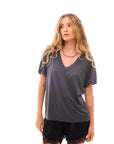 V T Shirt Gray