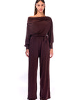 Holly Jumpsuit Brown