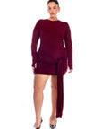 Lisa Dress Burgundy