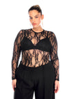Tanya Bodysuit Black Lace