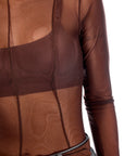 Tanya Bodysuit Brown
