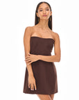 Simon Dress Brown