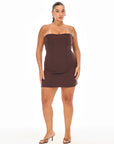 Simon Dress Brown