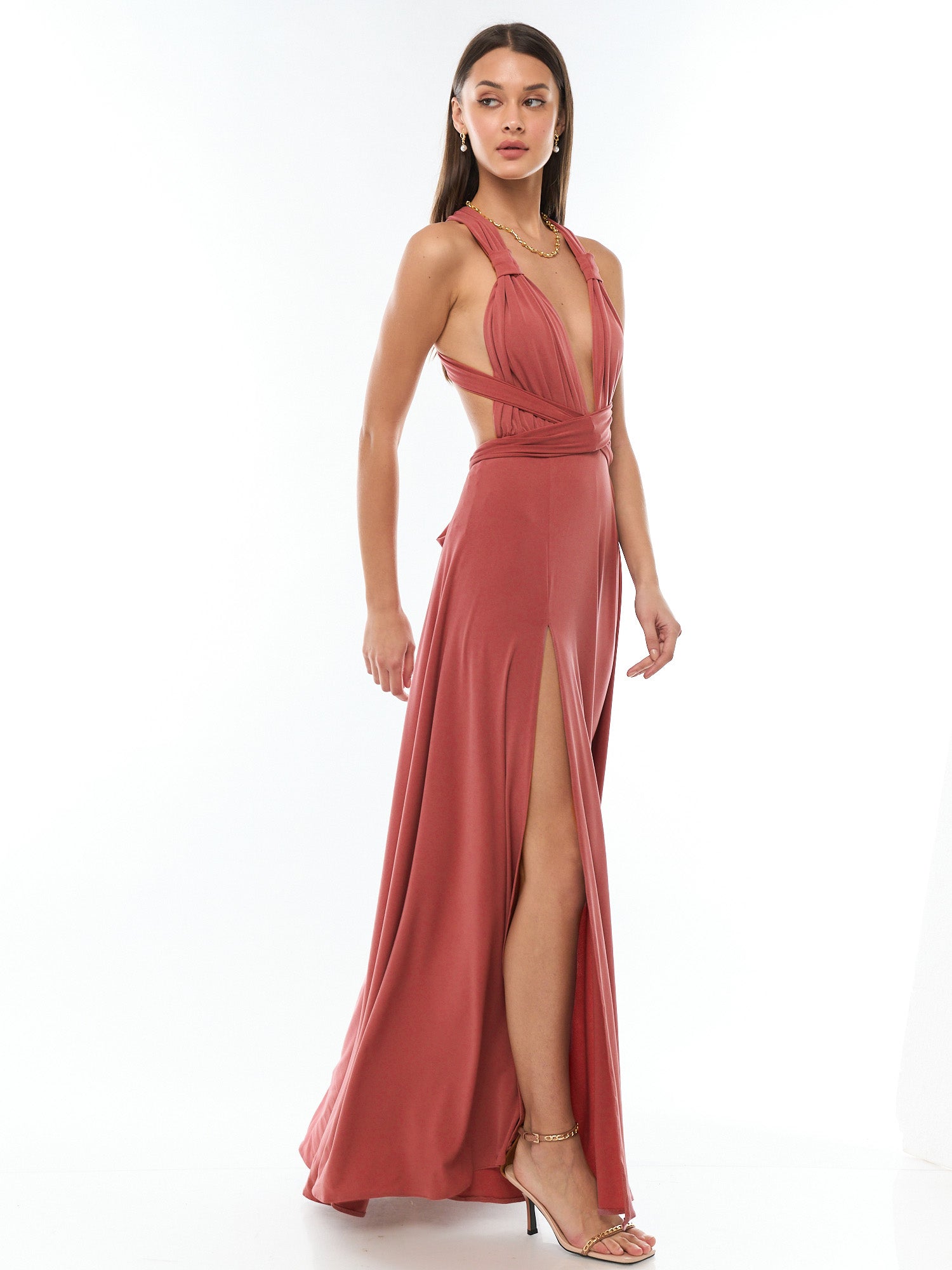 Infinity Dress Cherry