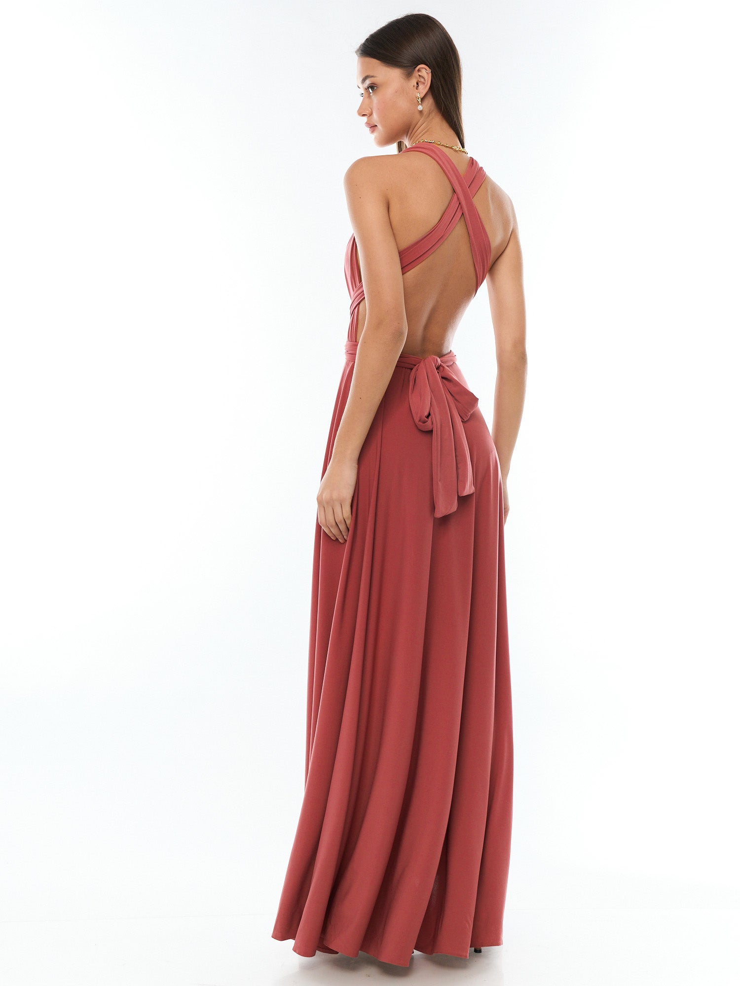 Infinity Dress Cherry