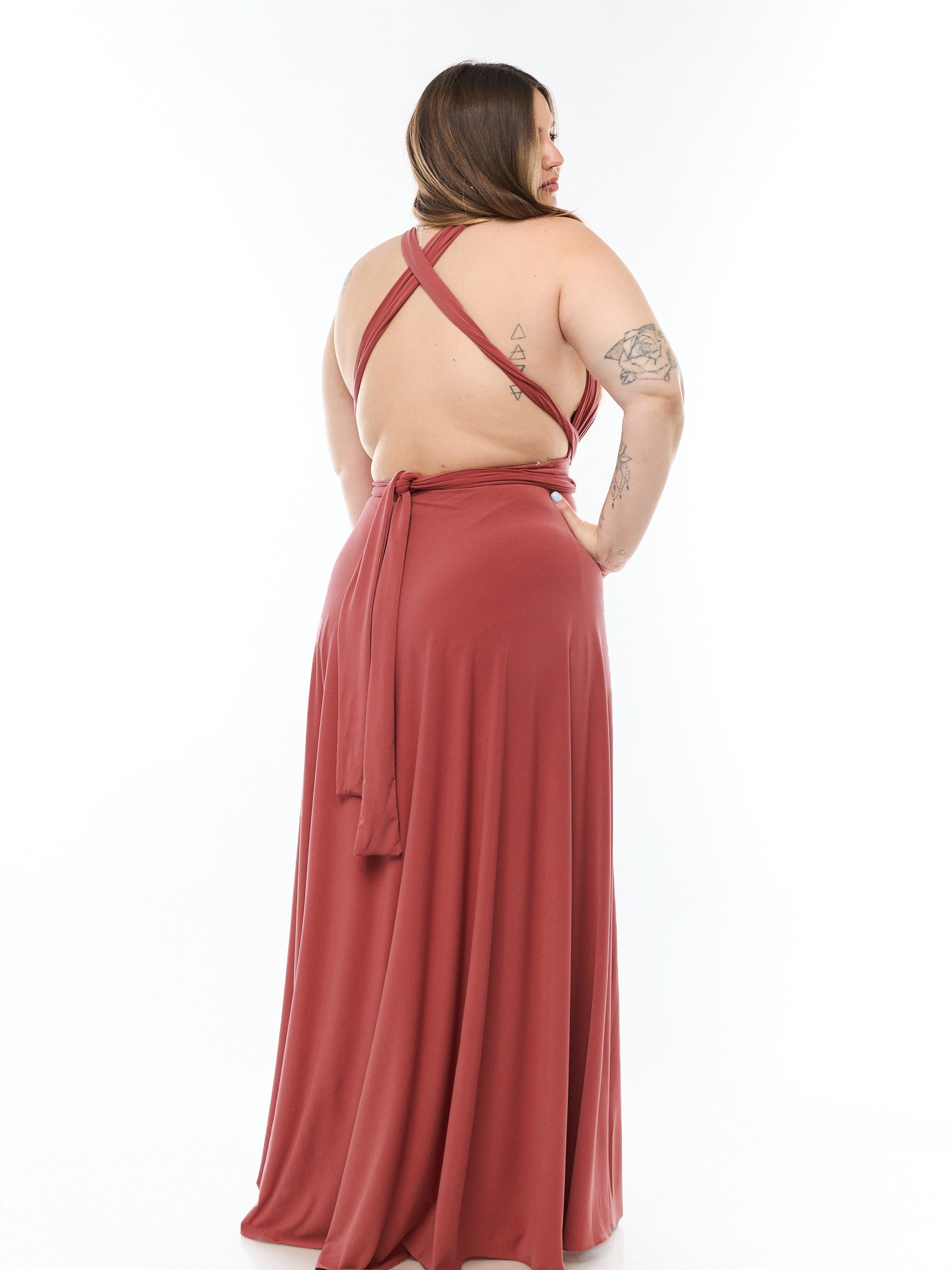 Infinity Dress Cherry