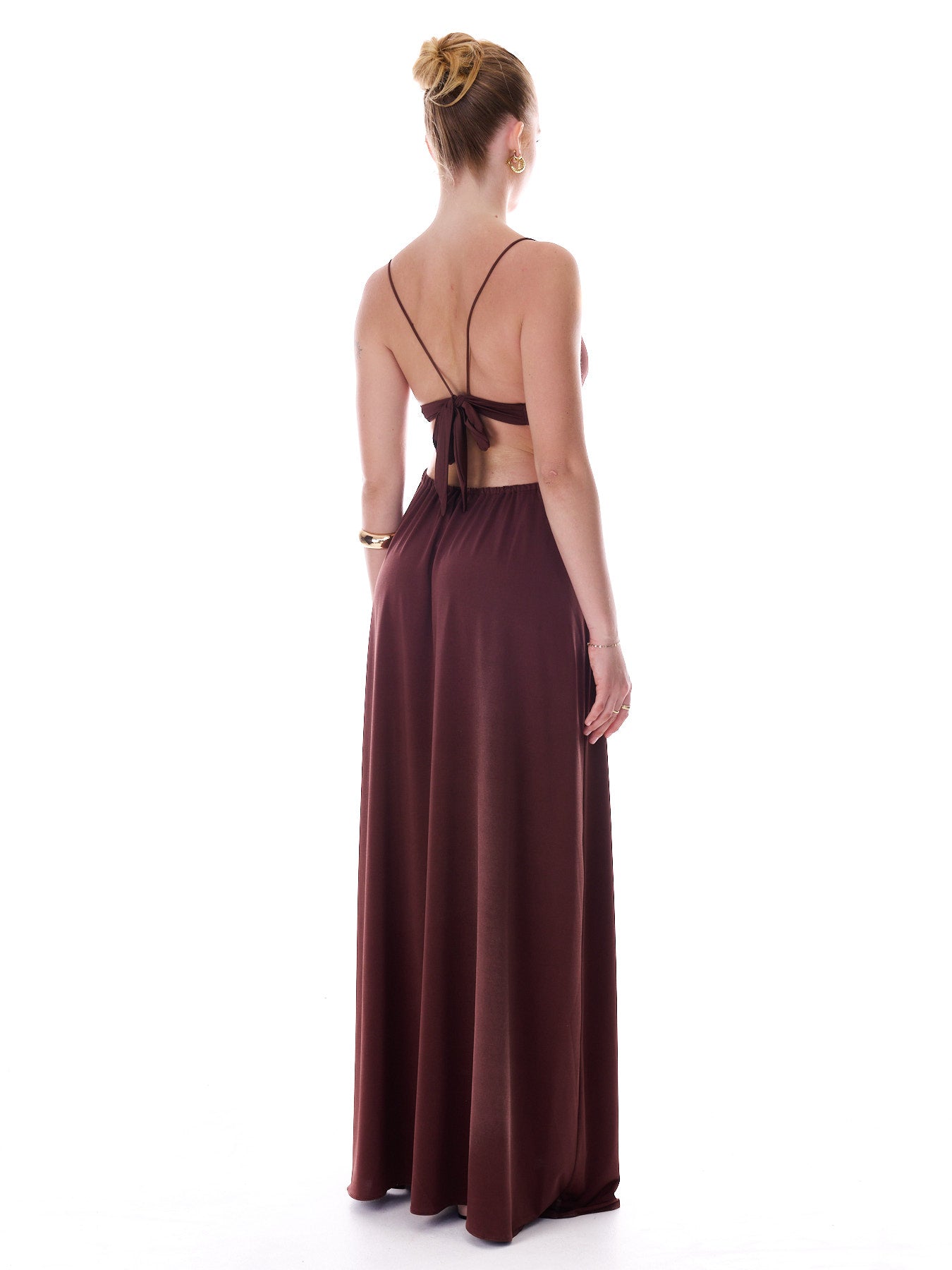 שמלת קייט חומה