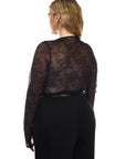 Monica Top Black Lace