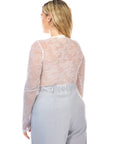 Monica Top White Lace