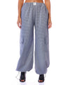 Cargo Pants Checkered Print