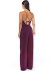 Ariana Jumpsuit Wine