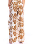 Brandy Pants Brown Print