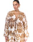 Brandy Shirt Brown Print