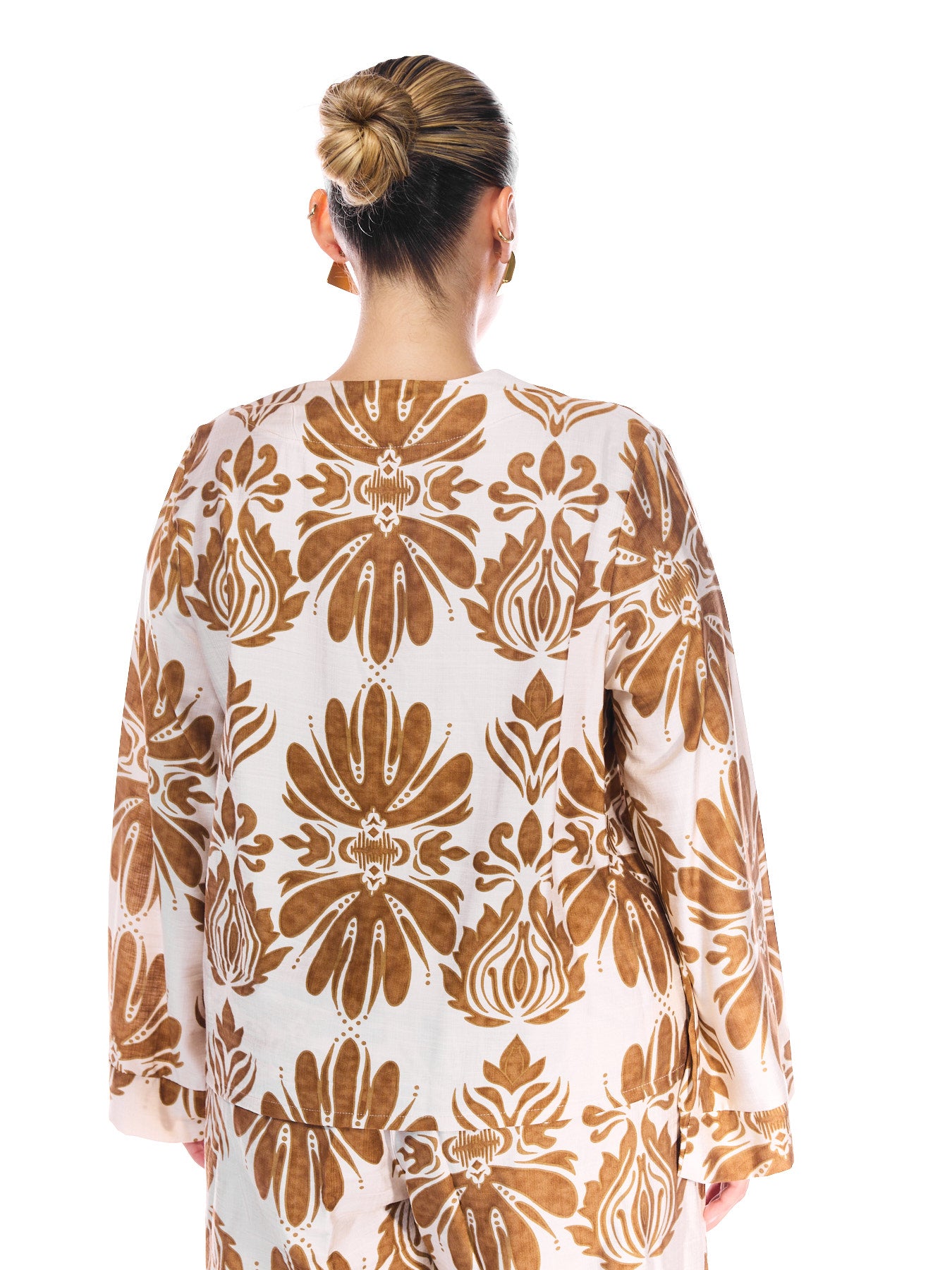 Brandy Shirt Brown Print