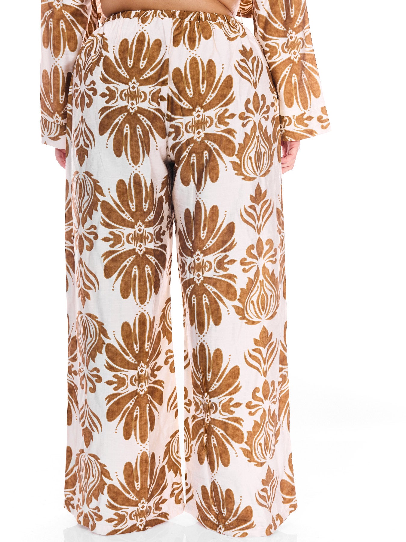 Brandy Pants Brown Print