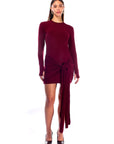 Lisa Dress Burgundy