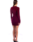 Lisa Dress Burgundy