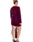 Lisa Dress Burgundy