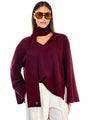 Sol Sweater Burgundy