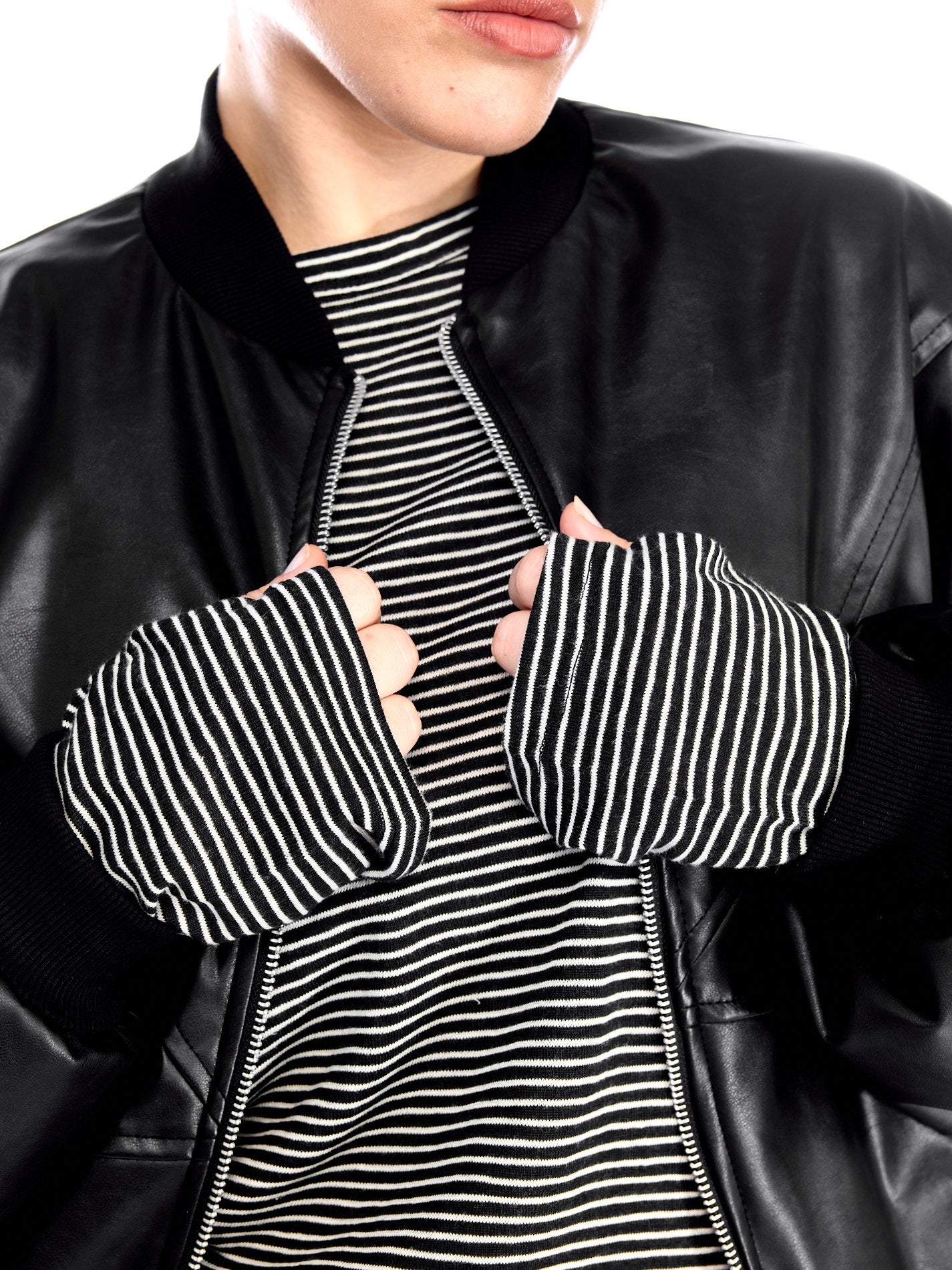 Nickey T-Shirt Black Stripes