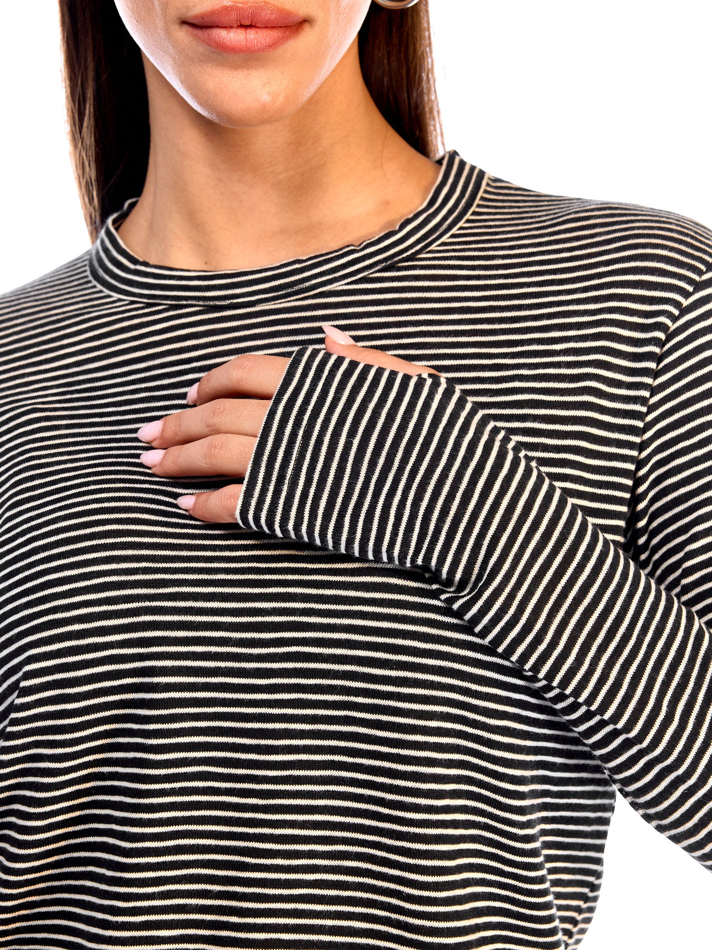 Nickey T-Shirt Black Stripes