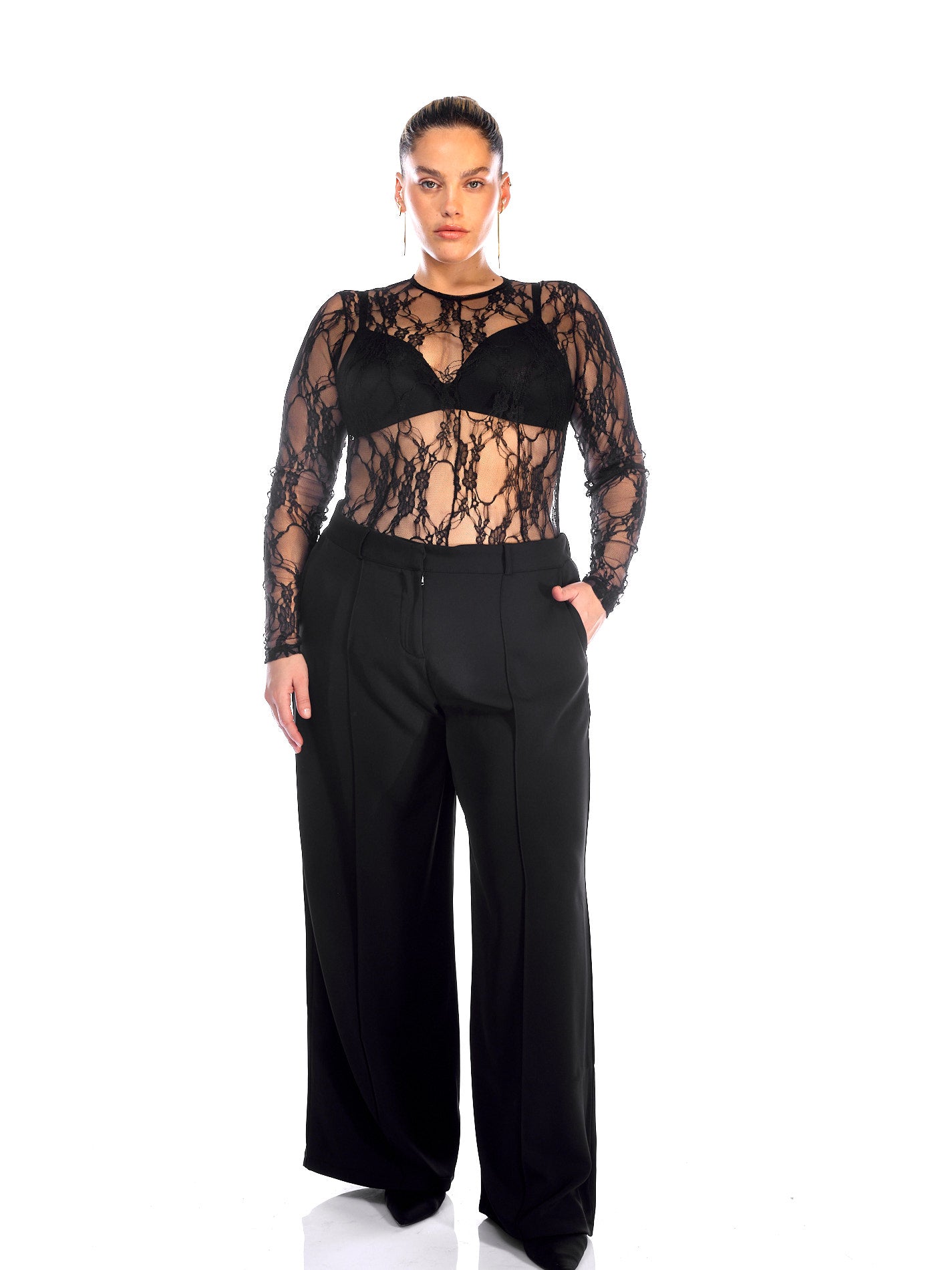 Tanya Bodysuit Black Lace