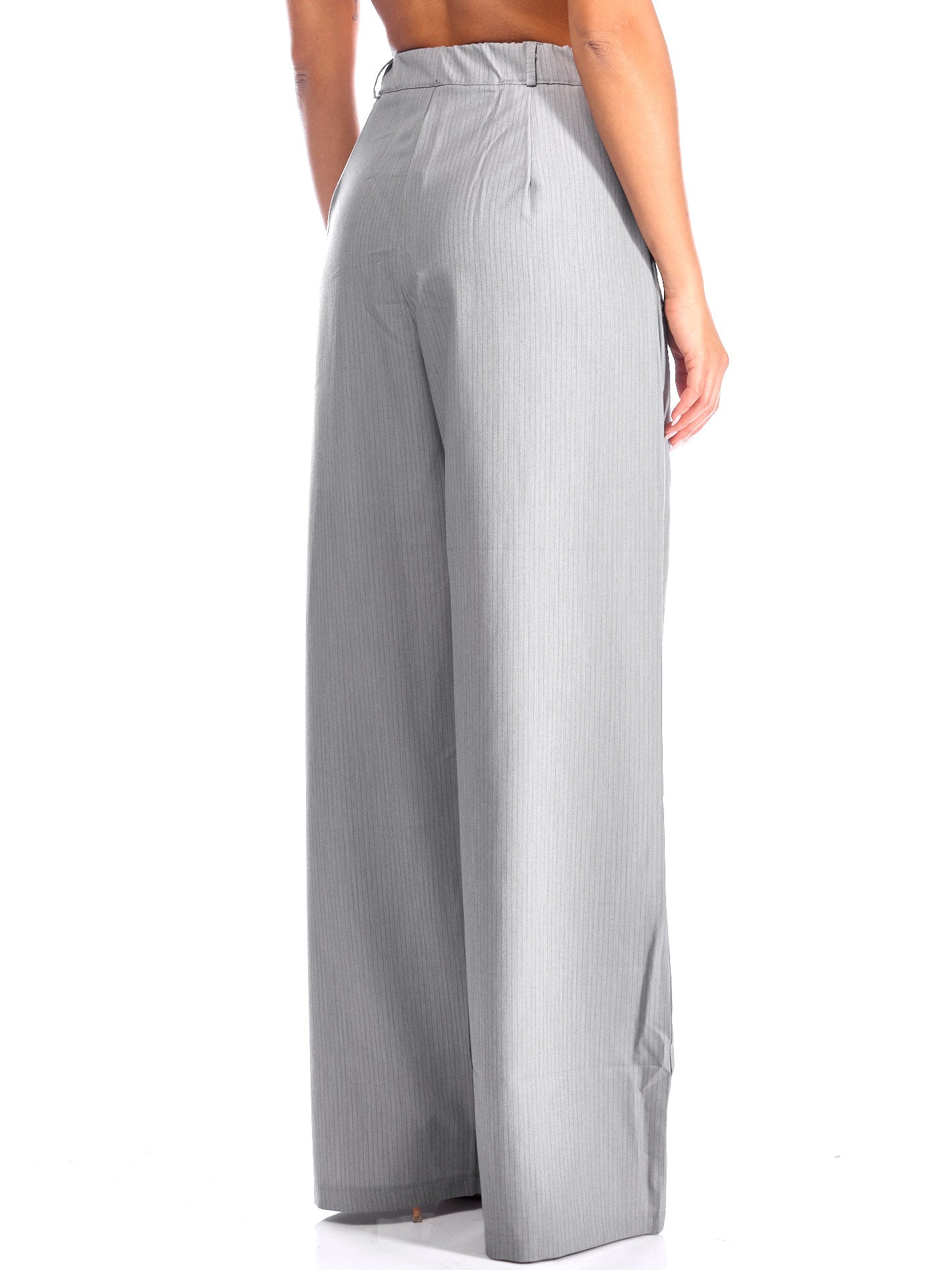 Olivia Pants Stripped Gray