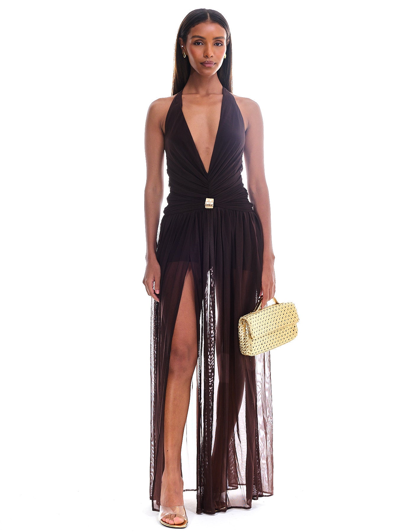 שמלת מדלן חומה