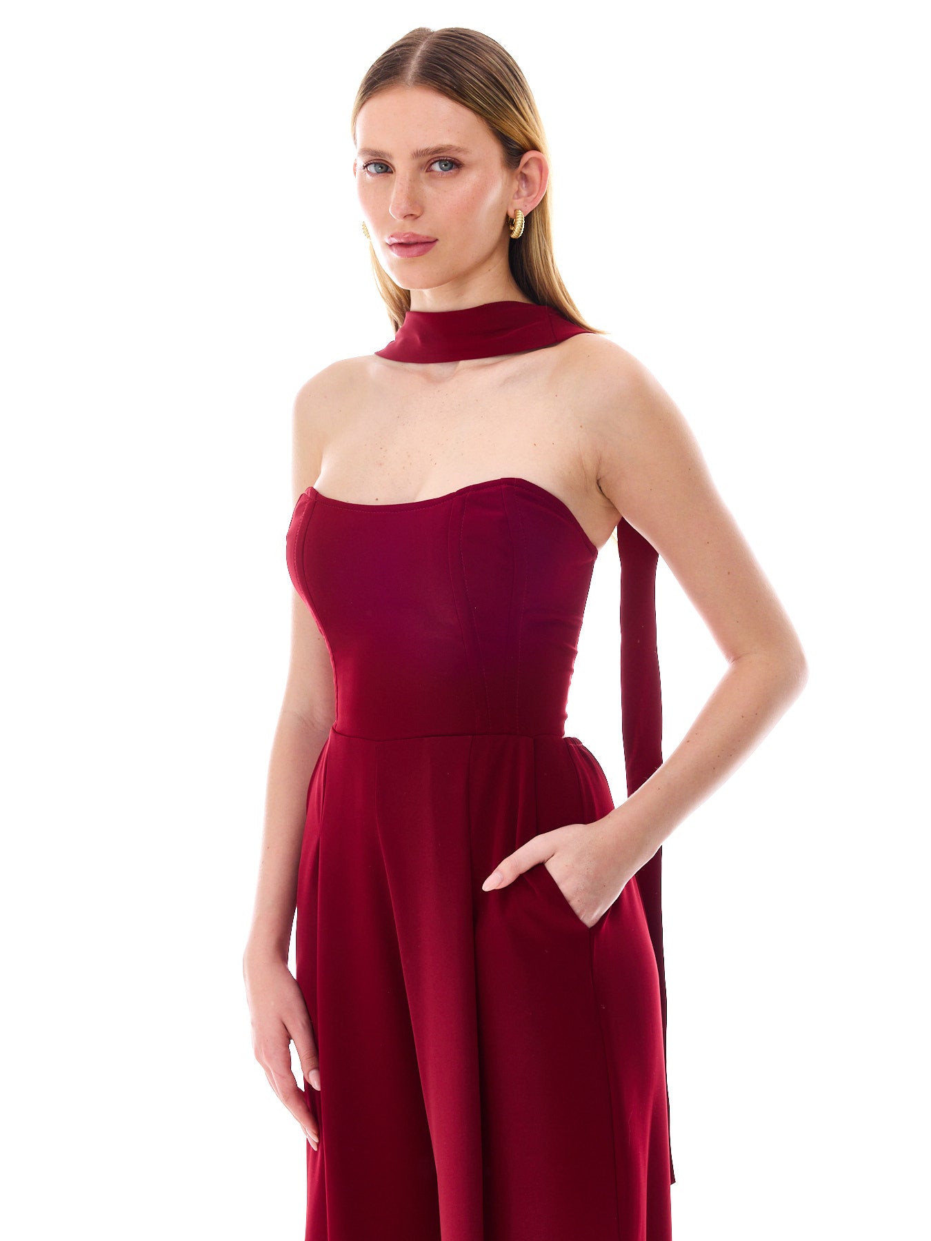 אוברול מרגו בורגונדי