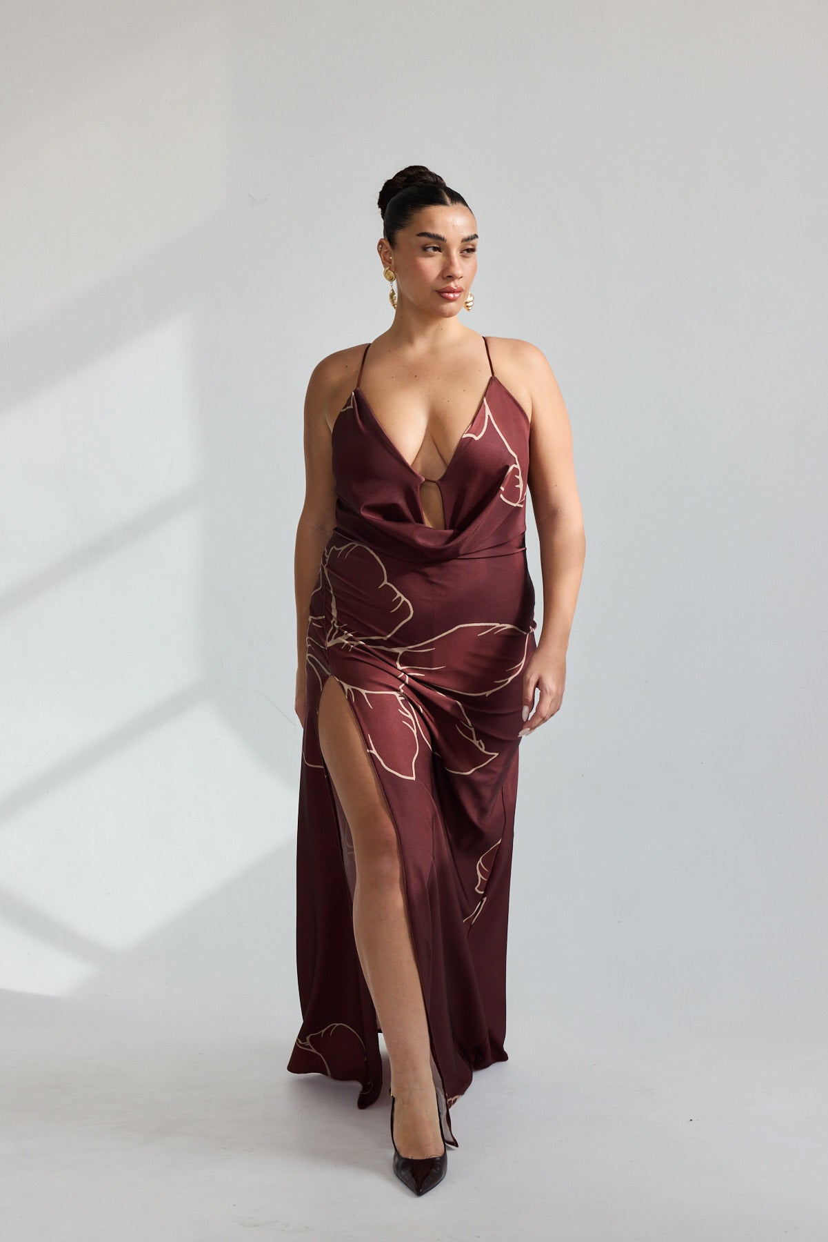 שמלת אריאנה פרינט פרחוני