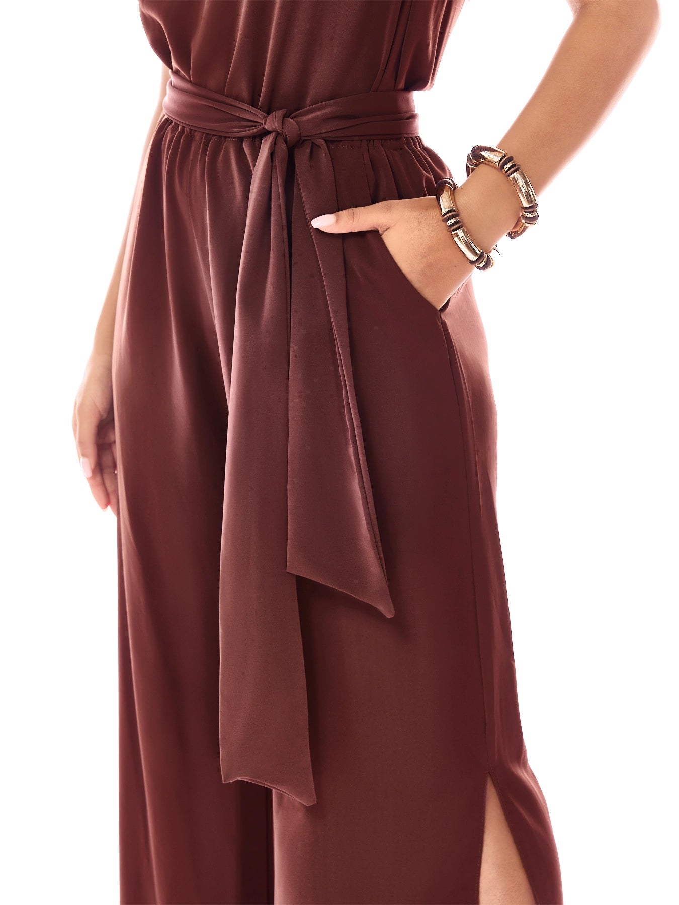 Lenny Jumpsuit Chocolate