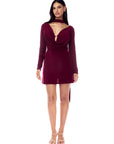 Aliana Dress Burgundy