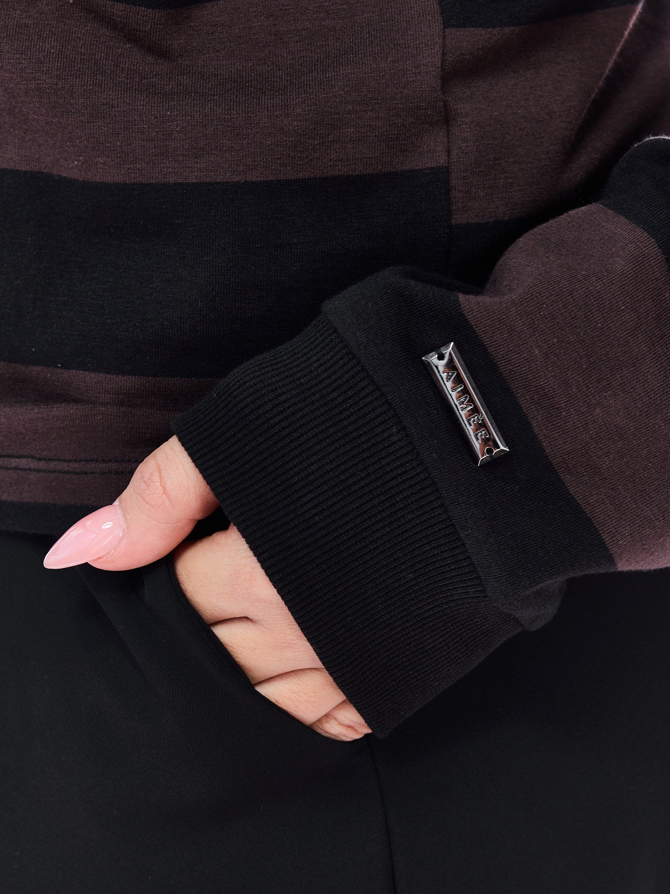 Polo Shirt Brown Stripes