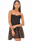 Vanessa Dress  Black Lace