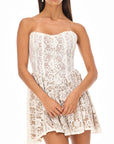 Vanessa Dress  White Lace