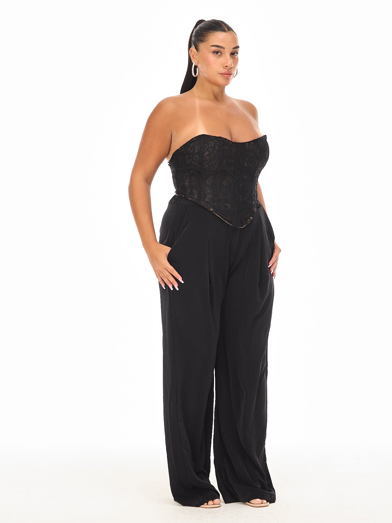 Tiana Corset Black Lace