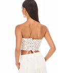 Tiana Corset  White Lace