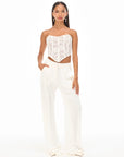 Tiana Corset  White Lace